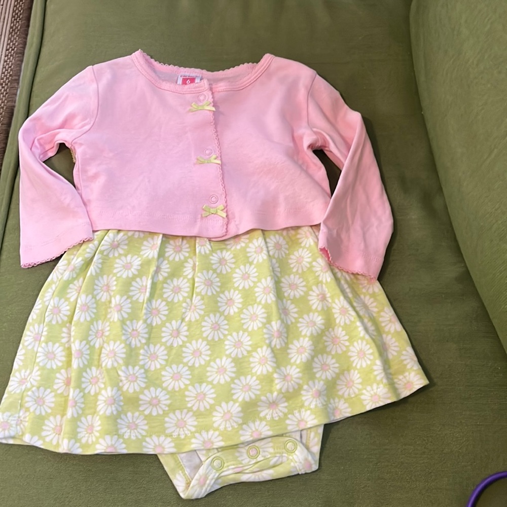 Carters dress with cardigan
